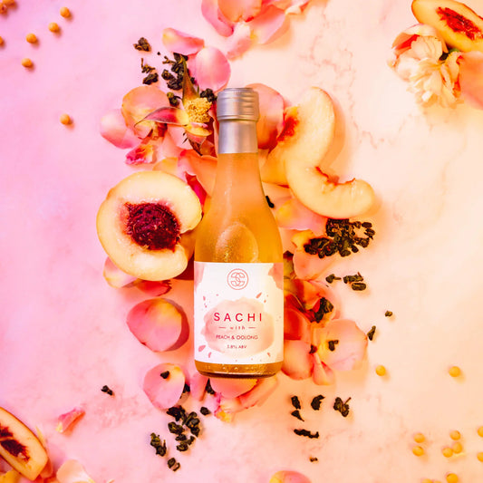 Sachi Soy Wine - Peach & Oolong (187ml)